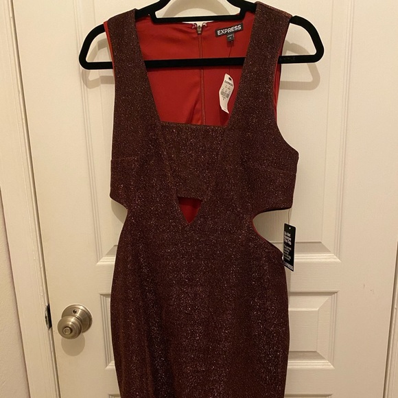 Sparkle Cut Out Dress - Picture 1 of 3